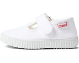Cienta 50000.05 White Velcro T- Strap