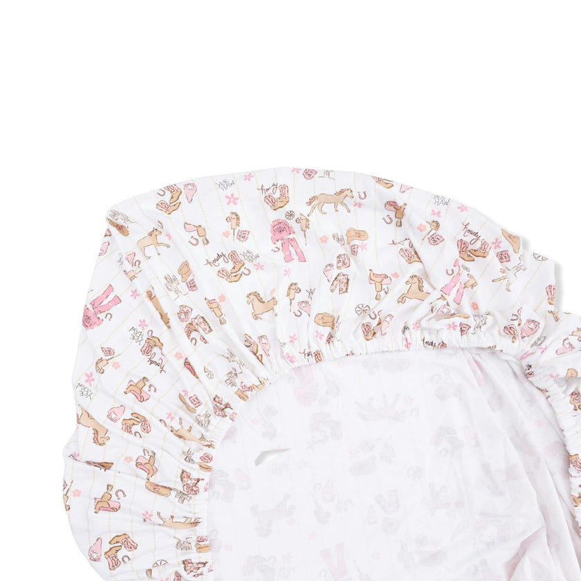 Cowgirl Nursery - Crib Sheet