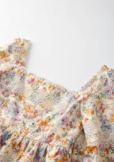 Posie Cotton Embroidered Romper