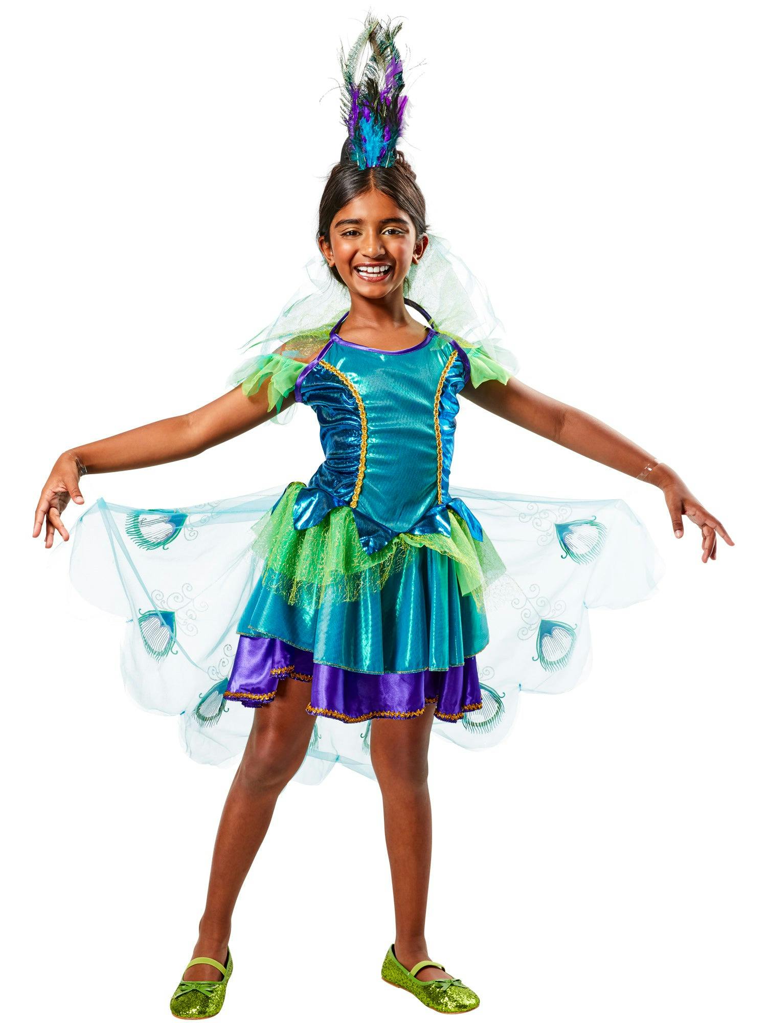 Girls Peacock Costume