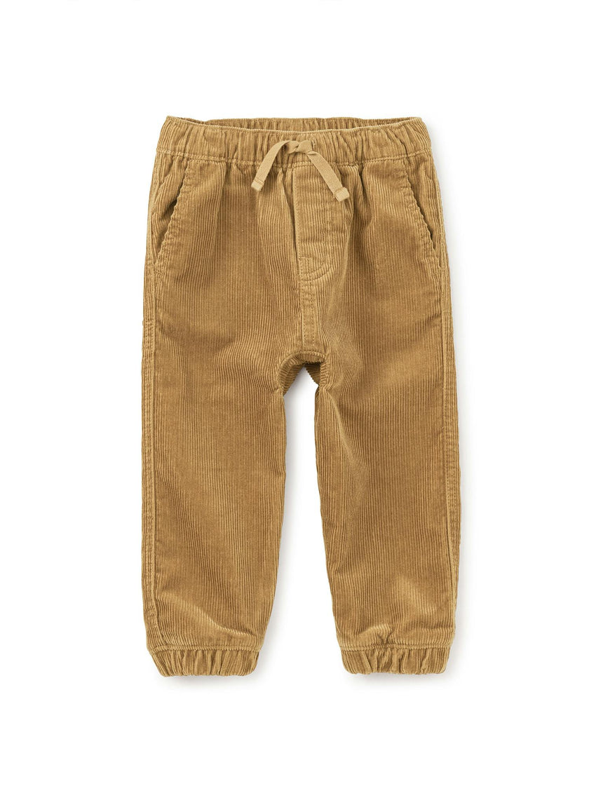 Corduroy Baby Pants, Raw Umber