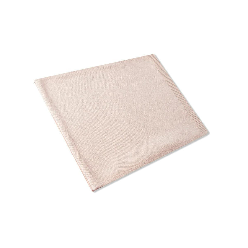 Nude Blush Knitted Blanket