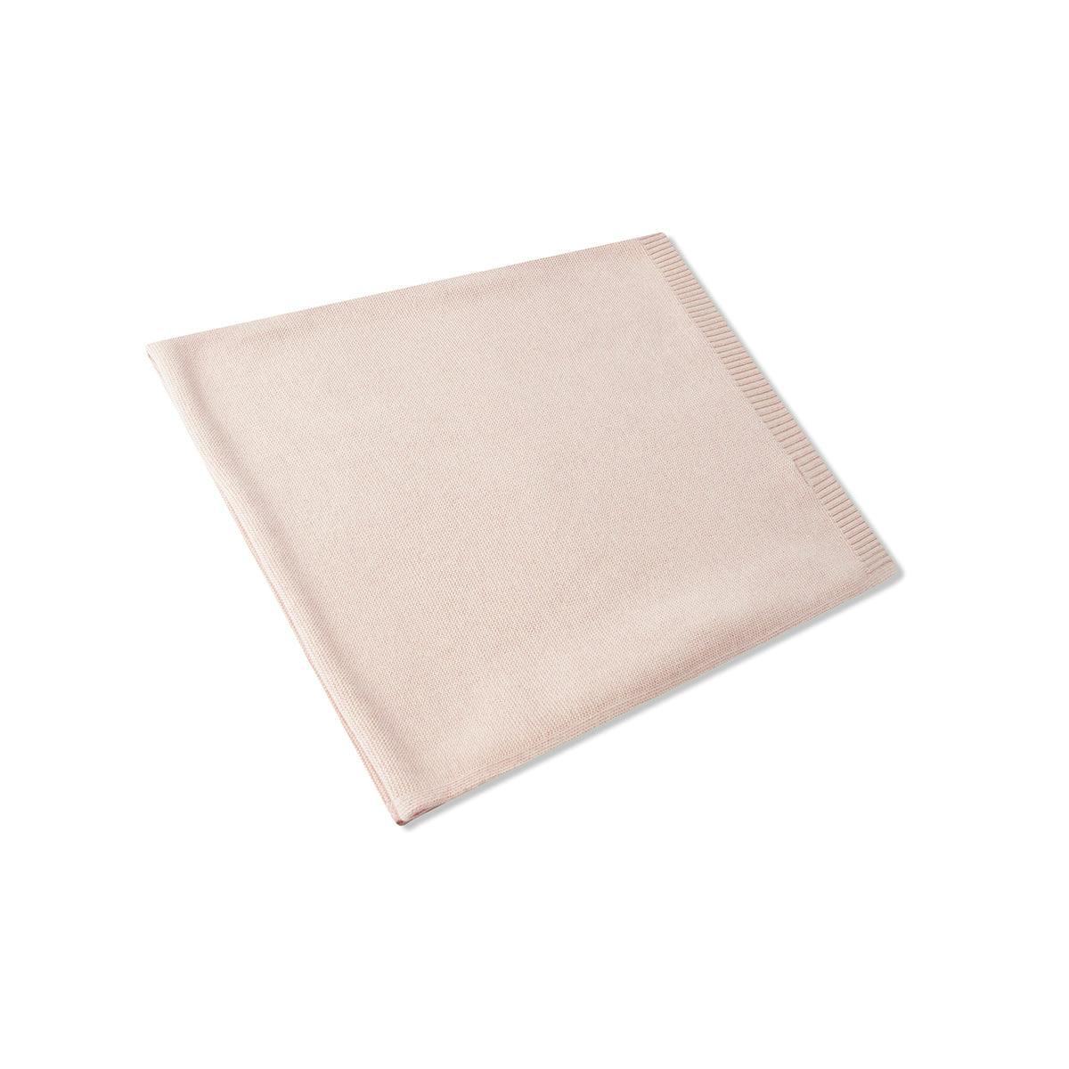 Nude Blush Knitted Blanket