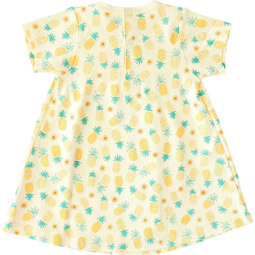 Pineapple Print Swing Dress