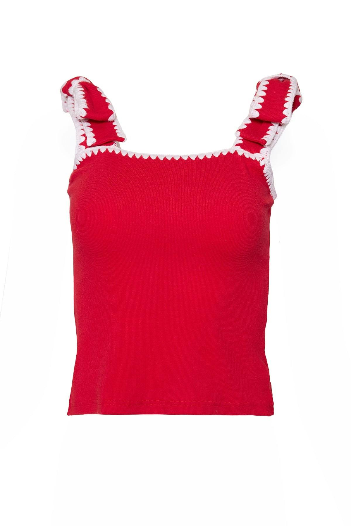 Sammi Top in Firework Red