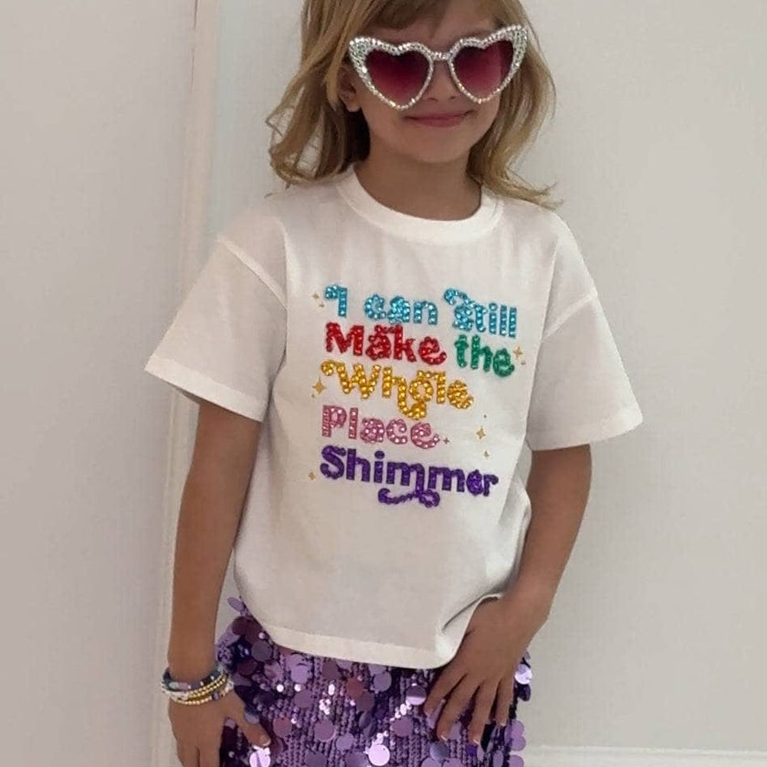 Shimmer Rainbow Gem Crystal T-shirt