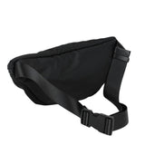 Unisex Black Logo-Print Shoulder Bag
