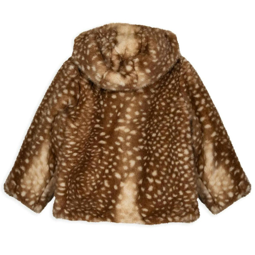 BONTON Poppy Faux Fur Coat - Bambi