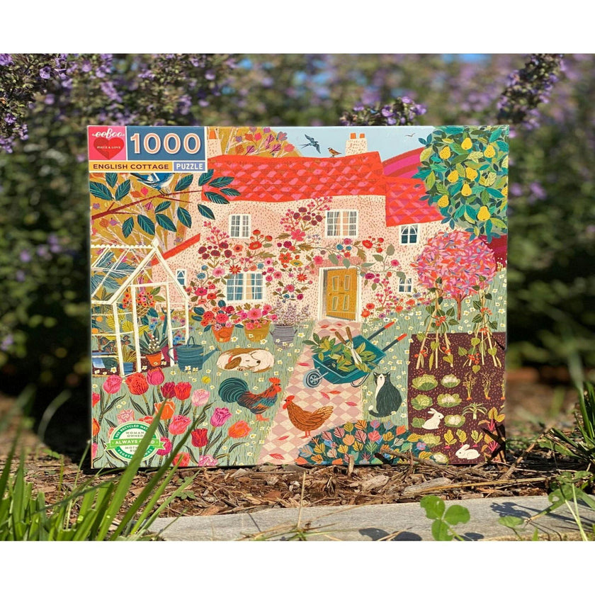 Piece and Love English Cottage Jigsaw Puzzle