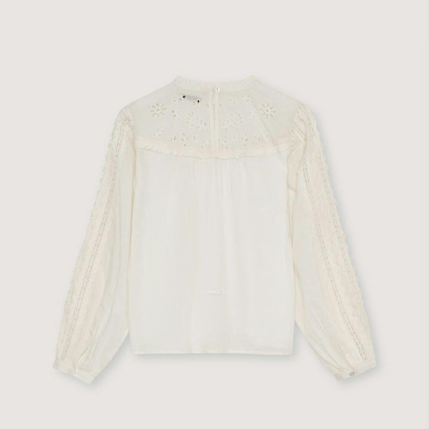 Dahlia Woman Blouse Moonlight White