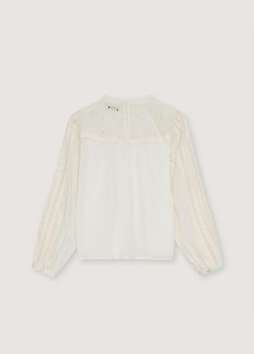 Dahlia Woman Blouse Moonlight White