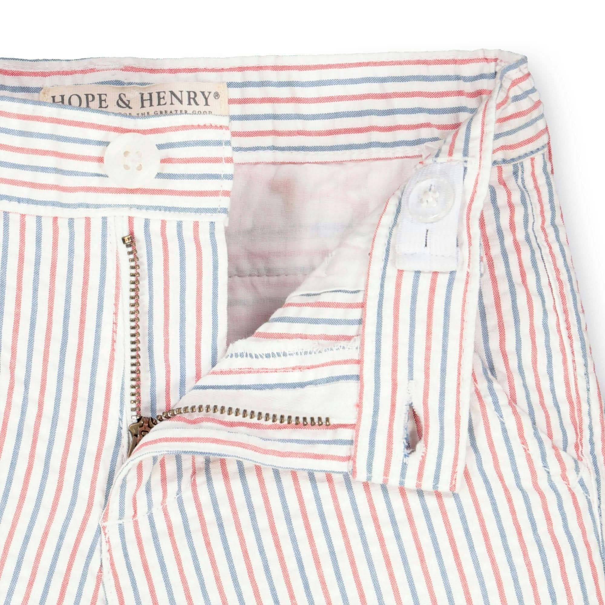 Organic Seersucker Short - Baby