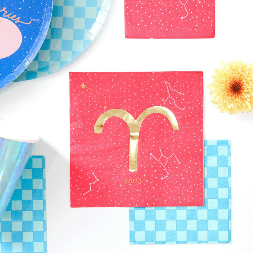 Zodiac Aries Large Napkins