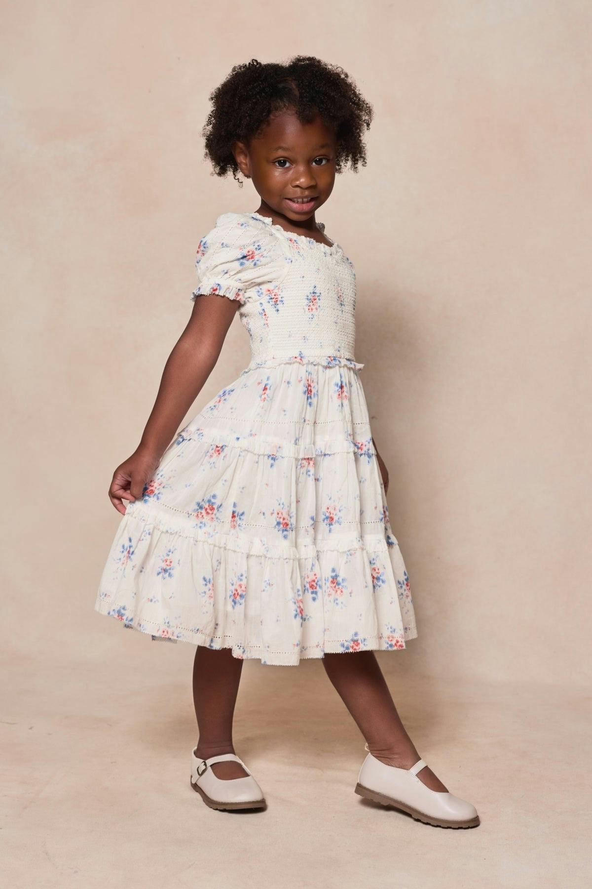 Mini Emily Dress in Heritage Soft Ditsy Floral