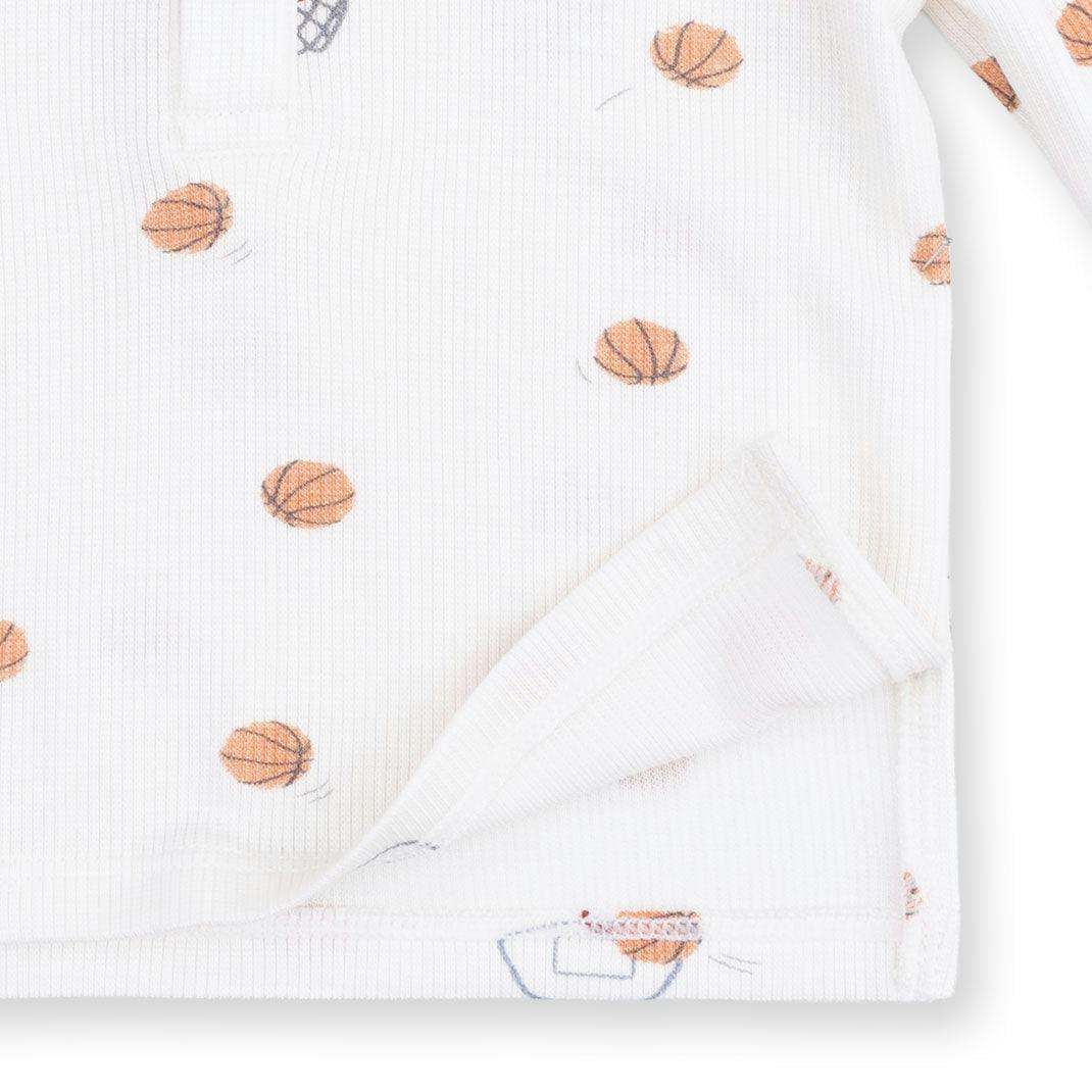 Mini Basketballs - Long Sleeve Henley Play Set