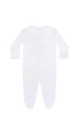 White Crochet Footie