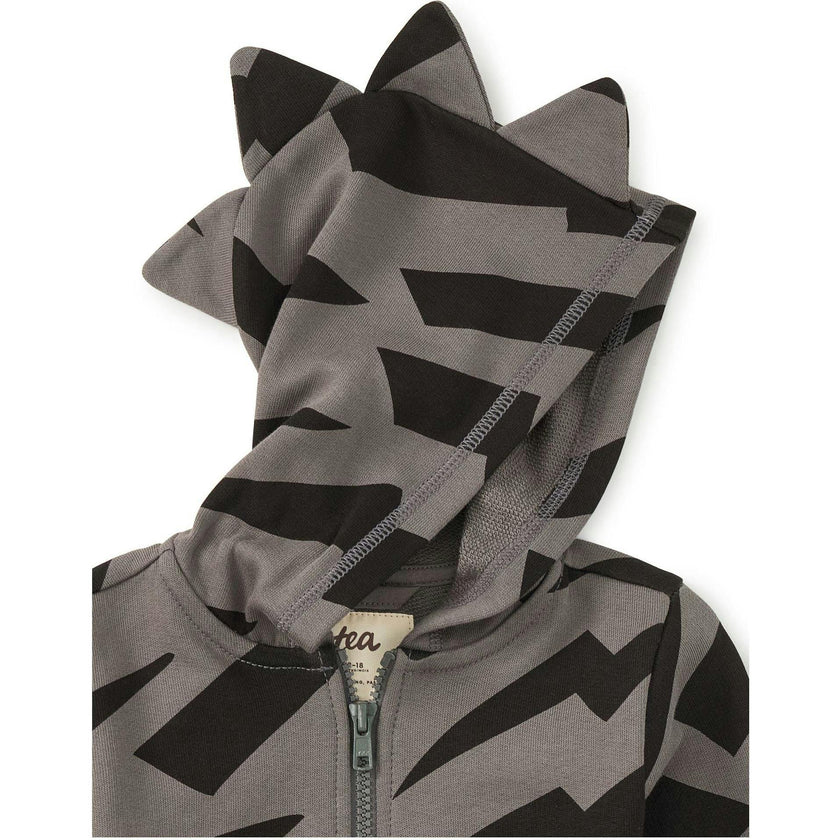 Spike Out Baby Hoodie, Grey