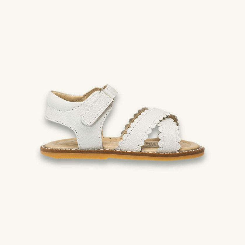 Toddler Bloom Sandal | White Leather