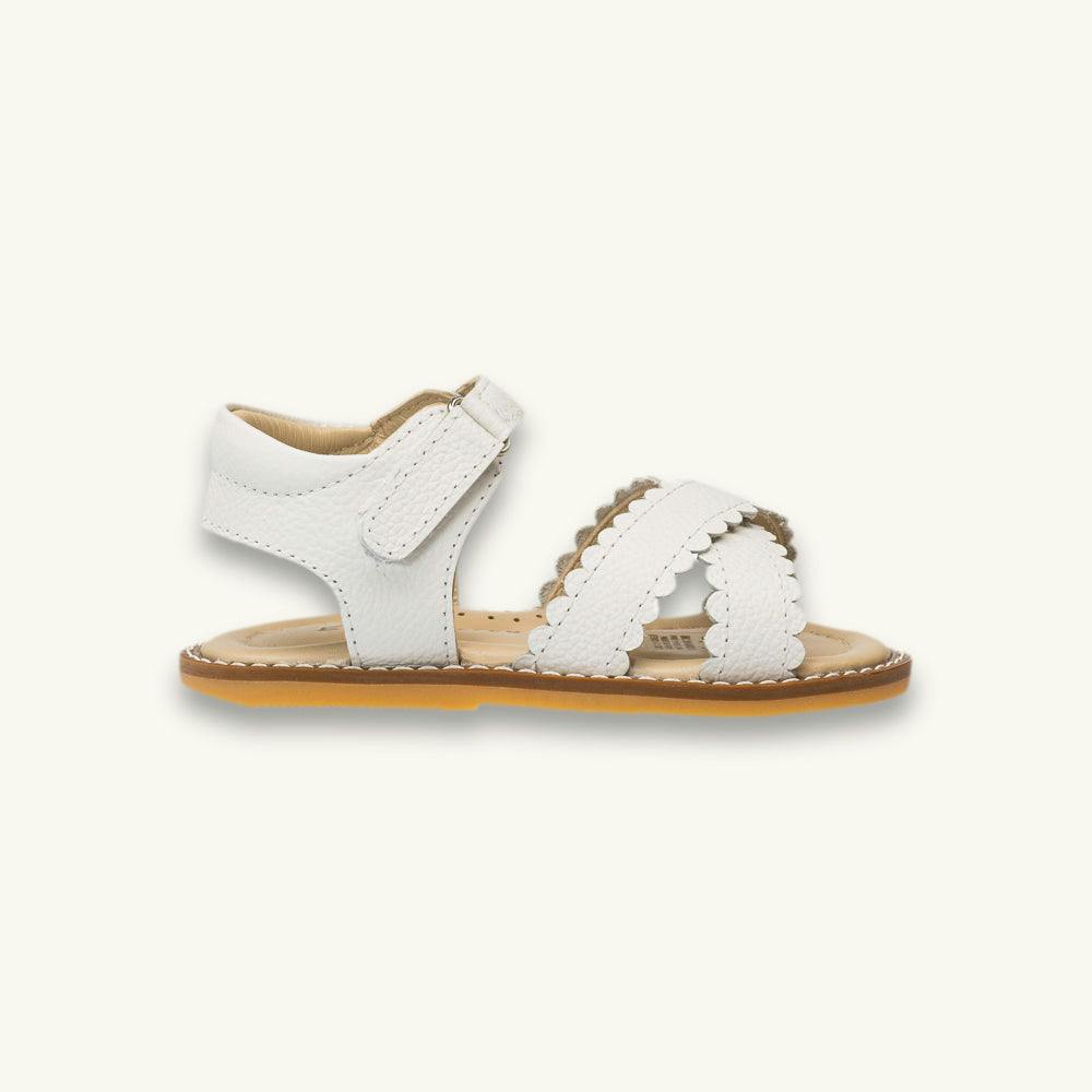 Toddler Bloom Sandal | White Leather