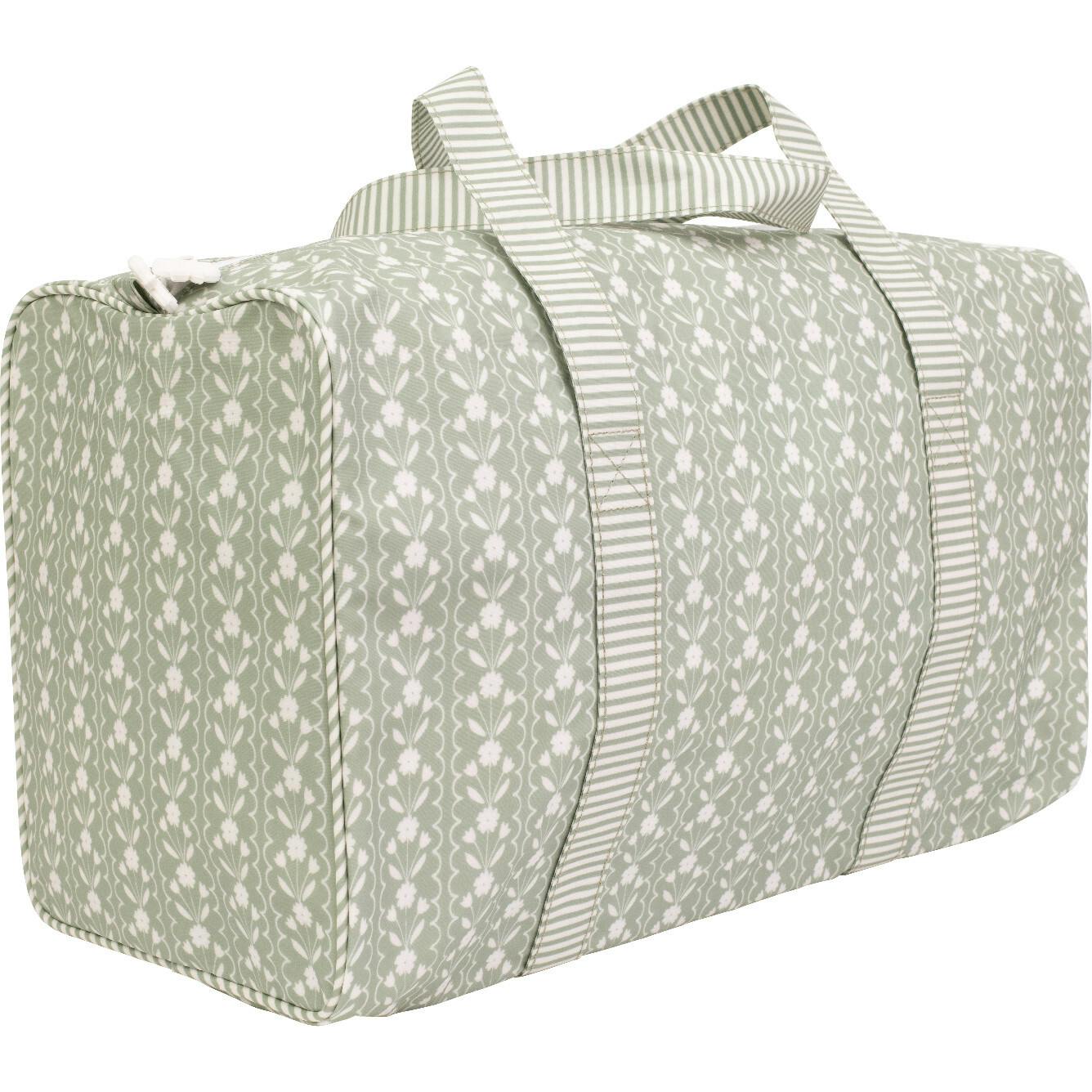 The Duffle Bag in Sage Floral