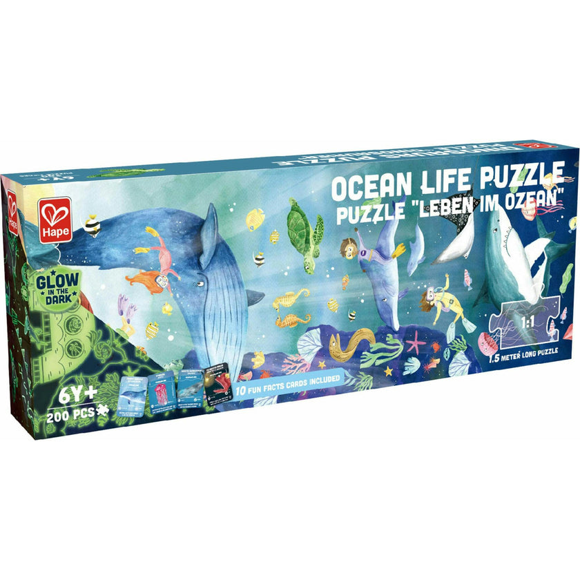 Giant Glow-In-The-Dark Ocean Life Jigsaw Puzzle