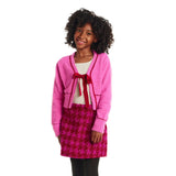 Big Kids Cardigan Sweater W/Bow