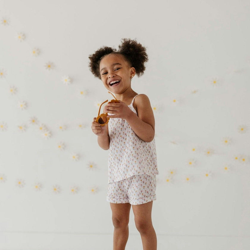 Girl's Gauze Tank & Short Set