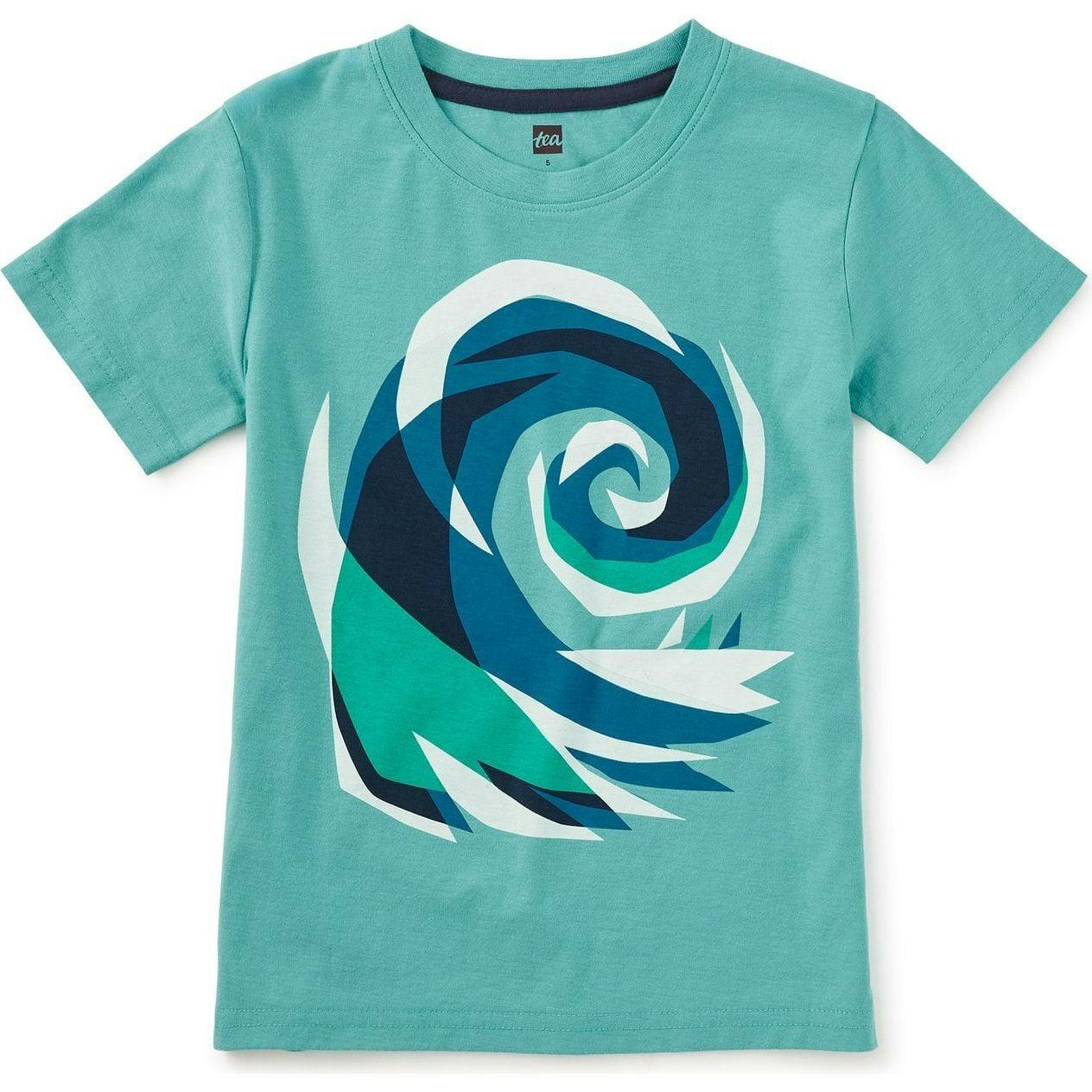 Wave Graphic Tee, Green
