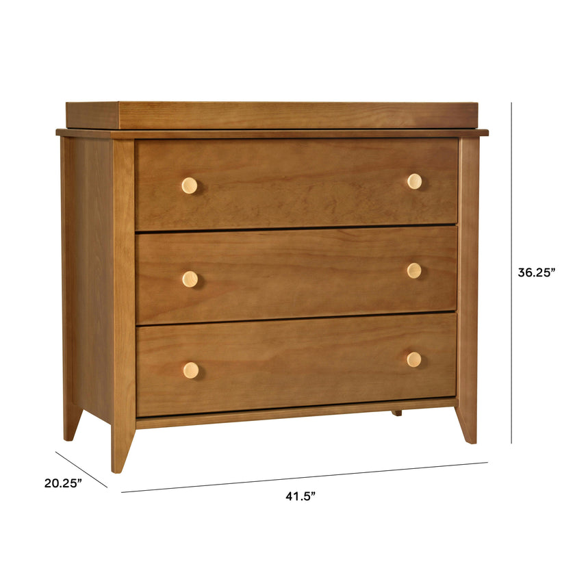 Sprout 3-Drawer Compact Changer Dresser with Removable Changing Tray (42")