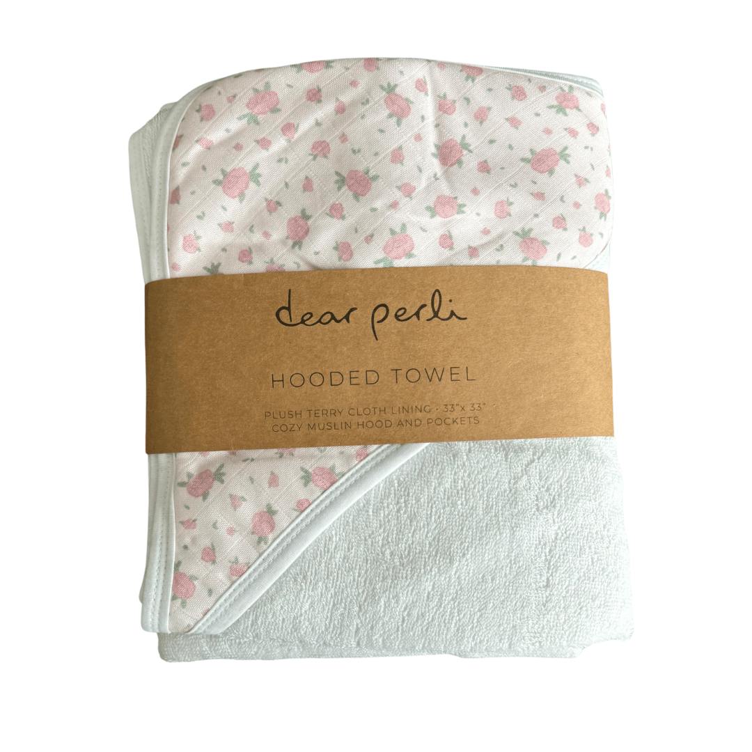 Hooded Towel in Bloom By The Pond