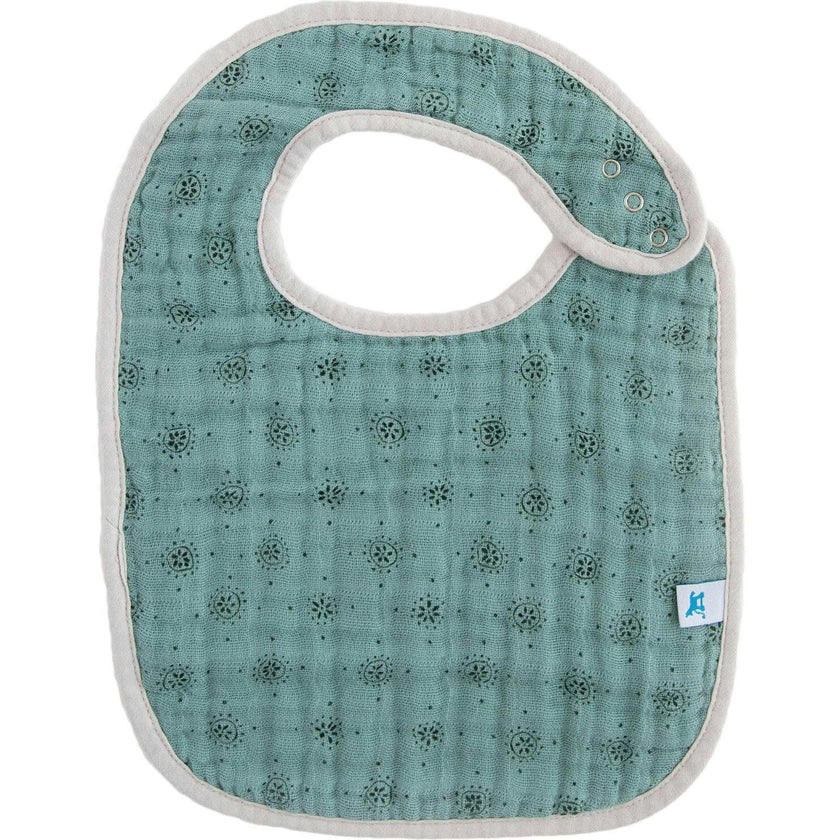 Cotton Muslin Classic Bib 3 Pack - Vintage Floral