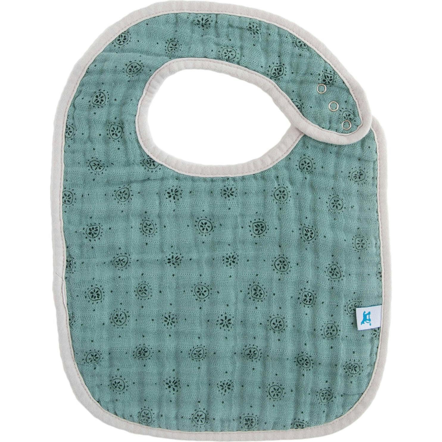 Cotton Muslin Classic Bib 3 Pack - Vintage Floral