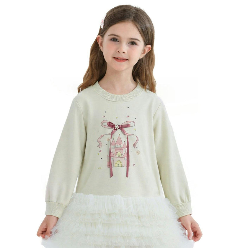 Mist Ruffle Ribbon Dress