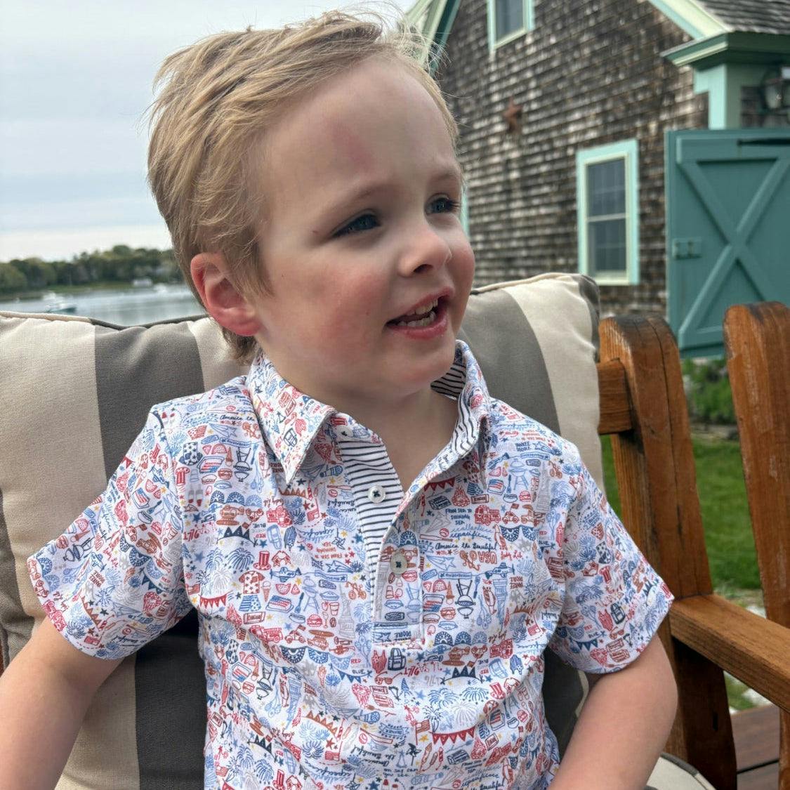 USA Boy's Polo Shirt
