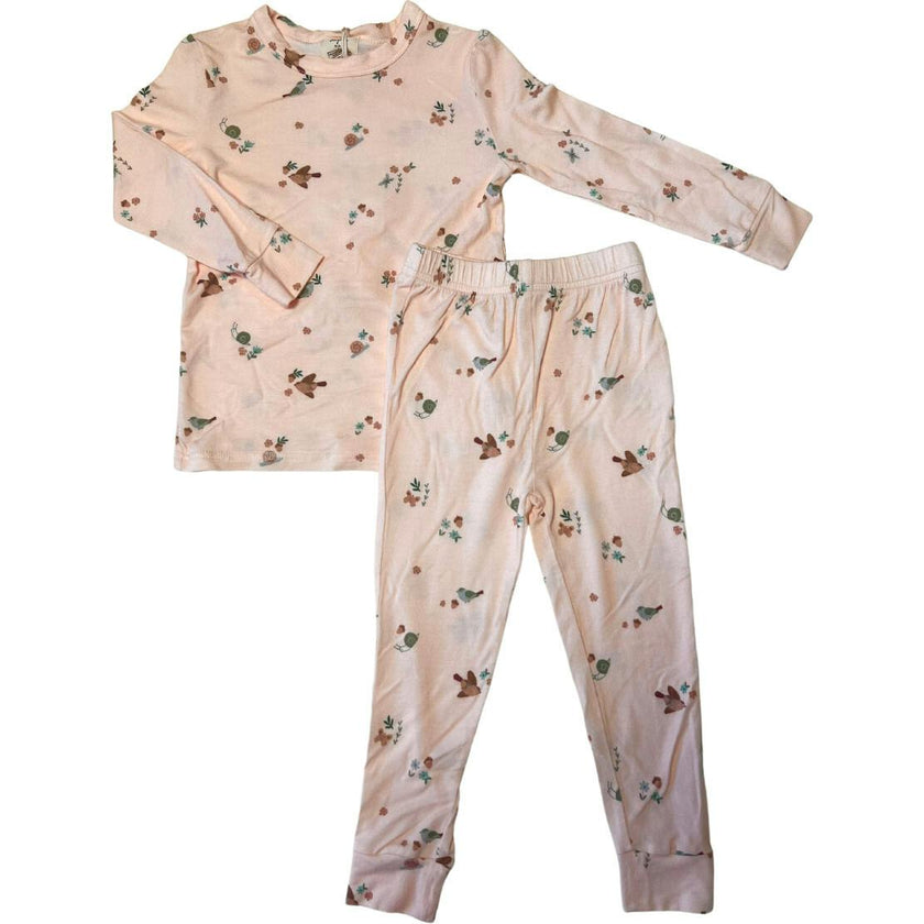 Toddler Modal Pajama Set in Birds