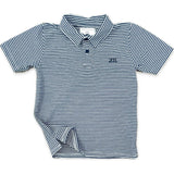 Banks Polo in Navy Stripe