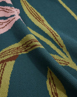 Flora Vision Knit Blanket