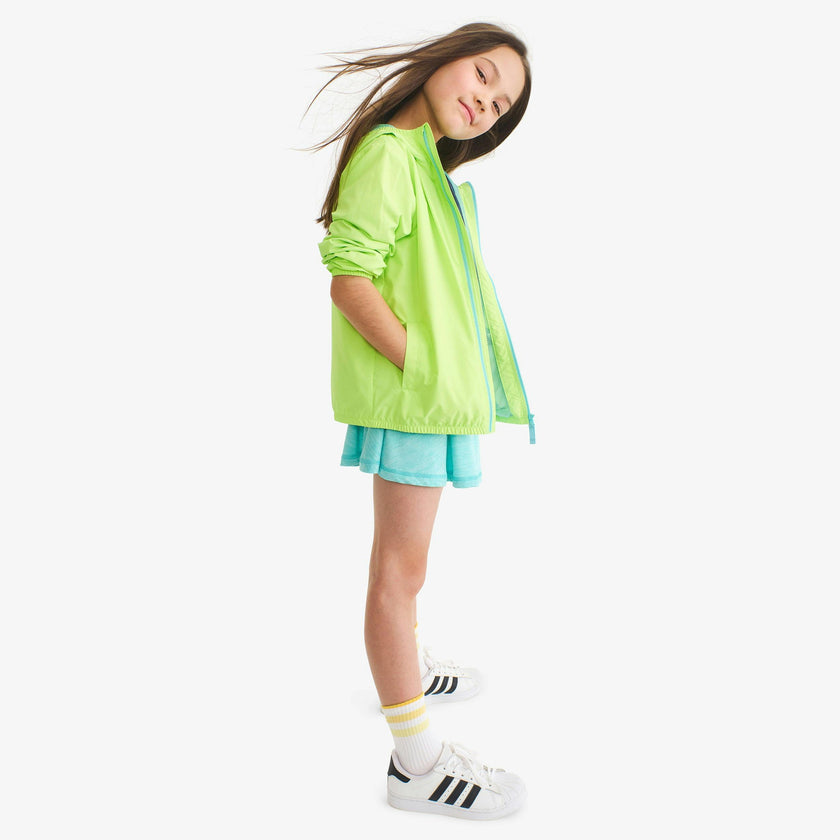 Kids packable windbreaker