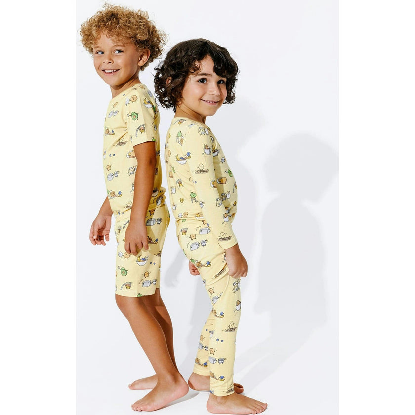 Love You Brunches Bamboo Kids Pajamas