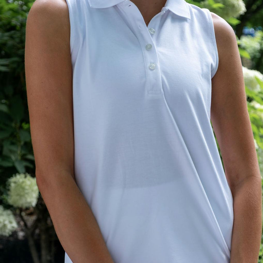 Sleeveless Polo