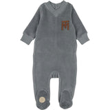 V-Neck Emblem Footie