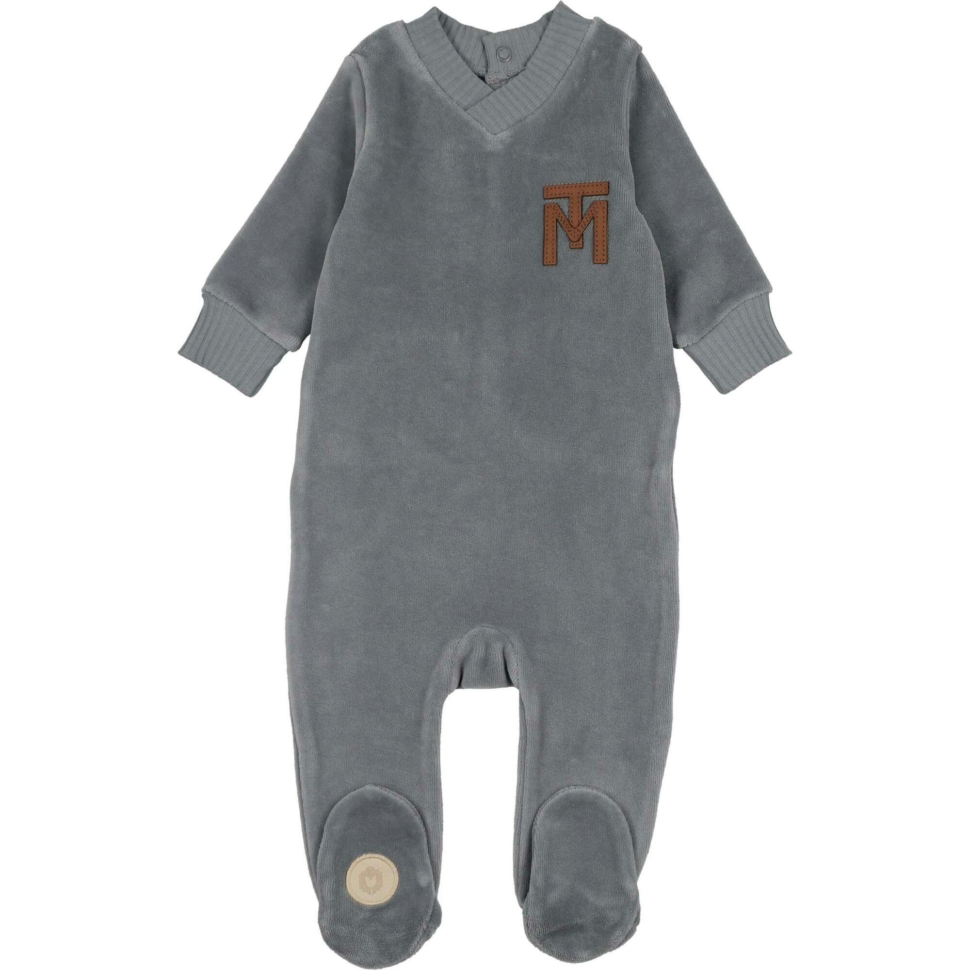 V-Neck Emblem Footie