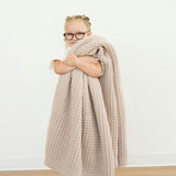 WAFFLE KNIT TODDLER BLANKETS