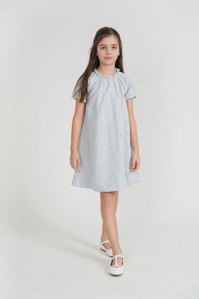Floral Embroidery Applique Dress
