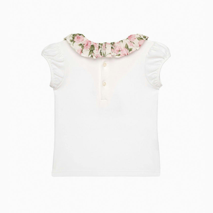 Carline Rose Willow Jersey Top in Pink