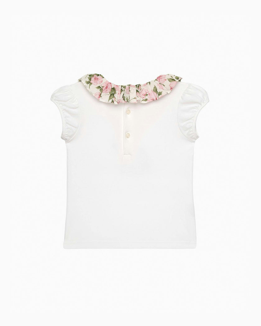 Carline Rose Willow Jersey Top in Pink