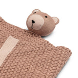 Violet Knitted Lovey Blanket (Rosie the Bear)