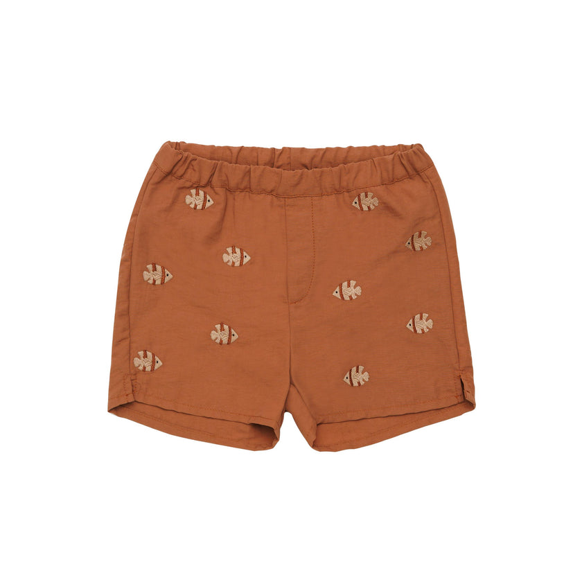 Wangu Swim Shorts | Moonfishes | Rust