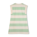 Light Green & Beige Kenzo Striped Dress