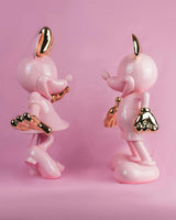 Minnie WELCOME Pastel Pink & Gold 12in